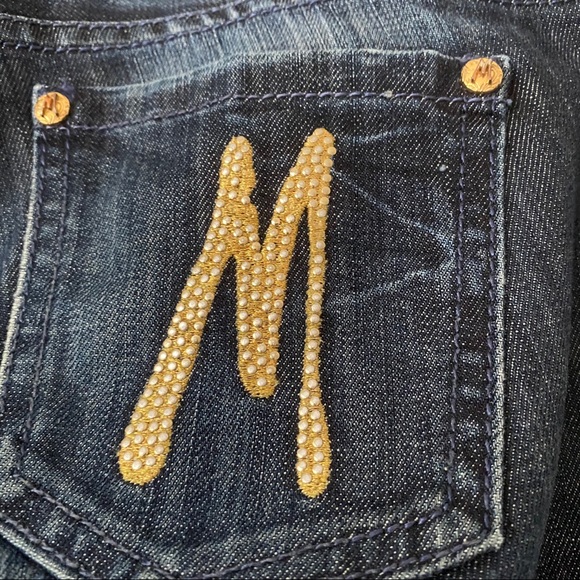 Y2K Dark wash MARCIANO skinny jeans - Picture 5 of 7